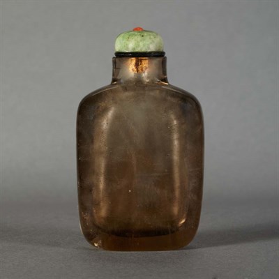 Lot 144 - Chinese Smokey Crystal Snuff Bottle 19th...