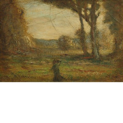 Lot 1083 - American School 19th/20th Century Figure in a...