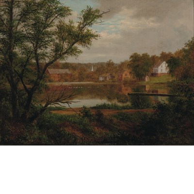 Lot 38 - Attributed to William Moore Davis Pond in...