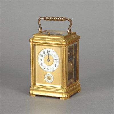 Lot 400 - Louis XVI Style Gilt-Bronze Carriage Clock The...