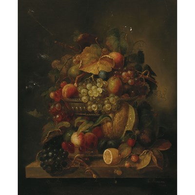 Lot 73 - Charles (Carl) Baum American, 1812-1877 Still...