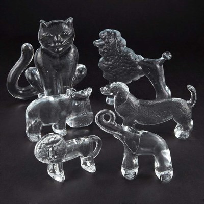 Lot 210 - Group of Glass Animals Approximately eleven...