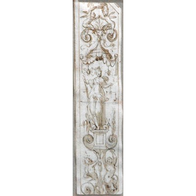 Lot 23 - School of Parmigiannino Architectural Panel...