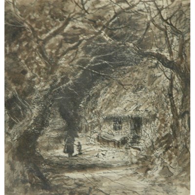 Lot 83 - French School 19th Century A Walk in the...