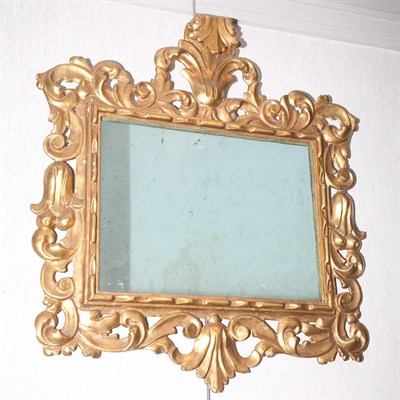Lot 162 - Italian Rococo Style Gold Painted Mirror...