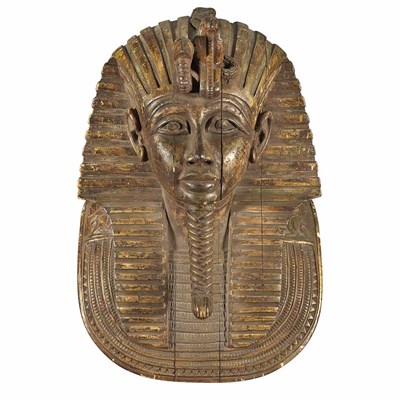 Lot 1502 - Gilt-Wood Mask of Tutankhamen 20th Century...