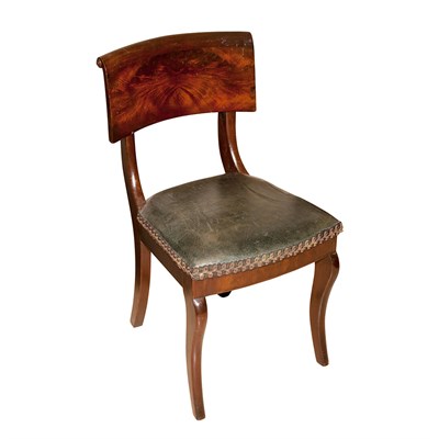 Lot 1546 - Classical Carved Mahogany Side Chair Possibly...