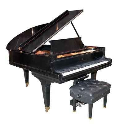 Lot 75 - Steinway & Sons Ebonized Grand Piano Circa...