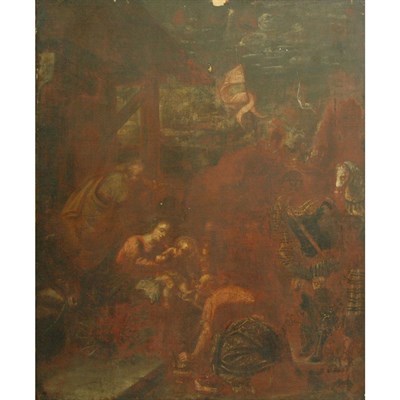 Lot 56 - Italian School 17th Century The Adoration of...