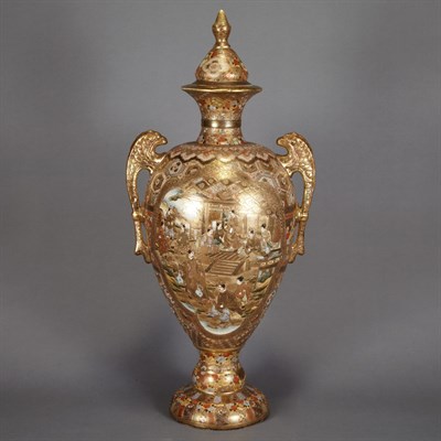 Lot 310 - Satsuma Gilt and Enamel Decorated Porcelain...