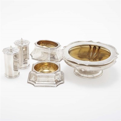 Lot 309 - Group of English Silver Gilt Open Salt and...
