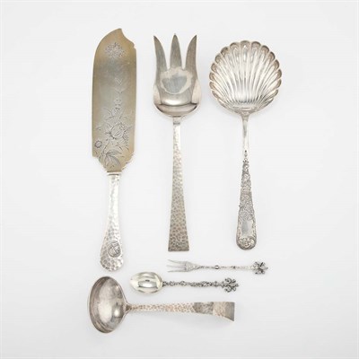 Lot 306 - Group of Sterling Silver Serving Pieces and...