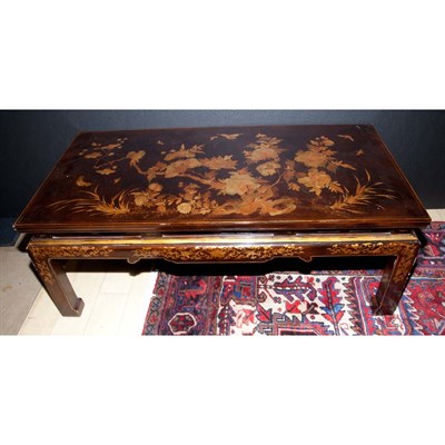Lot 517 - Chinese Painted Low Table Height 16 inches,...
