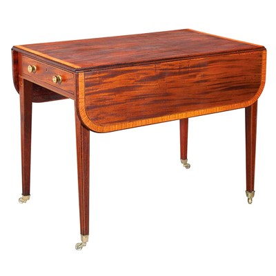 Lot 420 - George III Style Mahogany Pembroke Table...