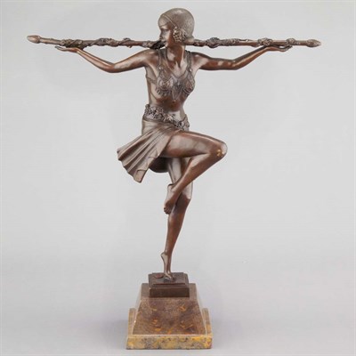 Lot 321 - Bronze Figure of a Dancing Lady After Pierre...