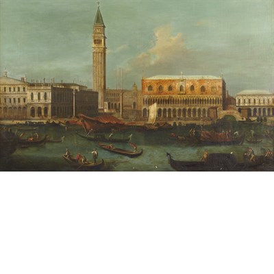 Lot 66 - School of Canaletto View of the Doge's Palace...