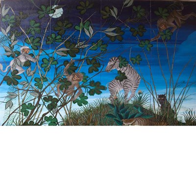 Lot 88 - Gustavo Novoa Chilean, b. 1941 In the Jungle:...