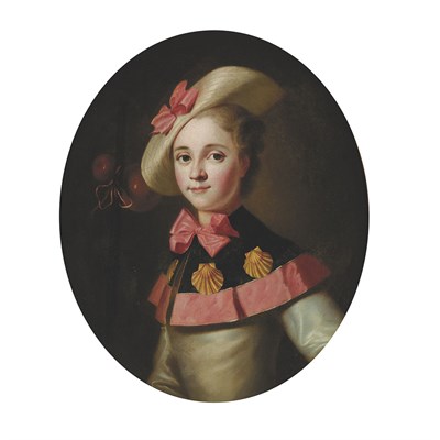 Lot 44 - Continental School 18th Century Portrait of a...