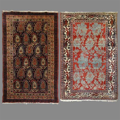 Lot 438 - Two Northwest Persian Rugs A melayir rug;...