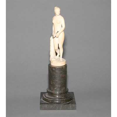 Lot 1204 - Carved Ivory Figure of the The Greek Slave...