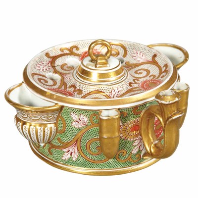 Lot 1291 - English Porcelain Inkstand Flight & Barr,...