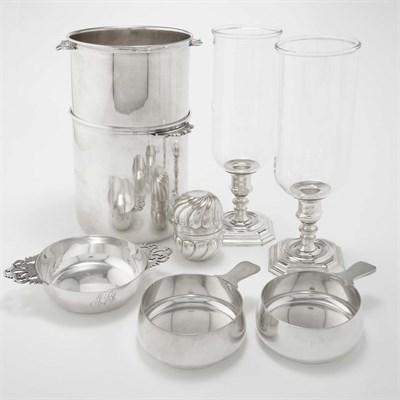 Lot 302 - Group of Eight Silver and Silver Plated...