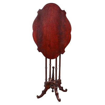 Lot 1269 - American Gothic Revival Mahogany Tilt-Top...