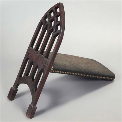 Lot 1574 - American Gothic Revival Oak Foot Rest Circa...