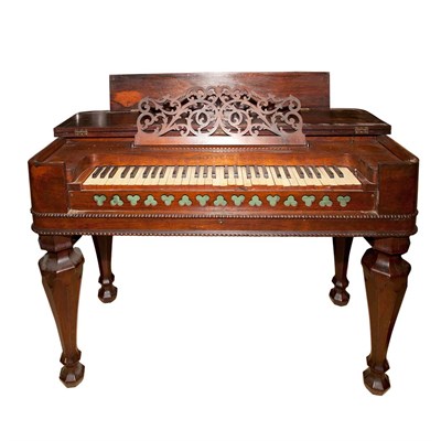 Lot 1466 - Gothic Revival Rosewood Reed Organ S.D. & G.W....