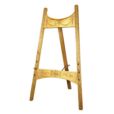 Lot 1612 - Aesthetic Movement Gilt-Wood Easel In the...