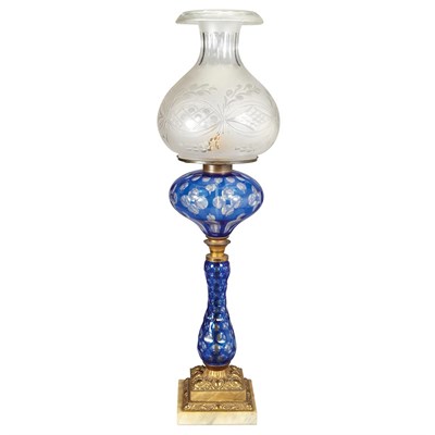Lot 1581 - American Gilt-Bronze Mounted Blue Cut to Clear...