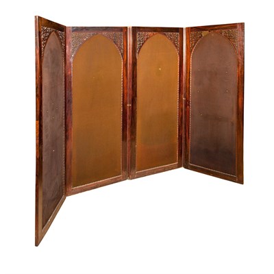 Lot 1396 - American Gothic Revival Carved Rosewood...