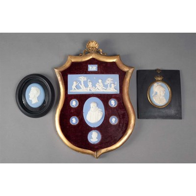 Lot 1350 - Group of Eight Wedgwood Jasperware Plaques...