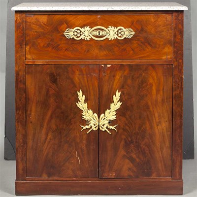 Lot 287 - Empire Style Gilt-Bronze Mounted Mahogany...