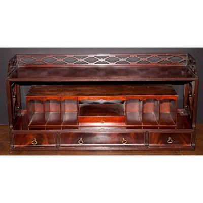 Lot 157 - George III Style Mahogany Wall Shelf Smith &...