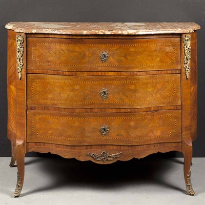 Lot 267 - Transitional Louis XV/XVI Gilt-Metal Mounted...