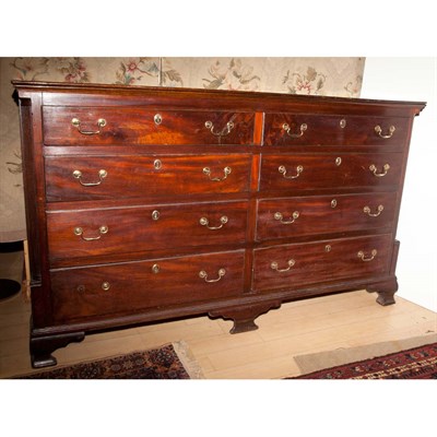 Lot 280 - Georgian Style Mahogany Double Chest of...