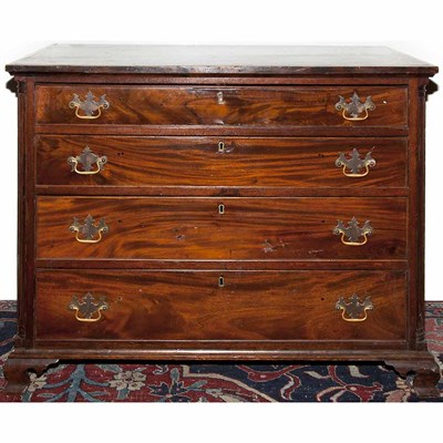 Lot 255 - Chippendale Mahogany Chest of Drawers Circa...
