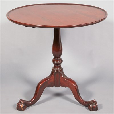 Lot 327 - Chippendale Tilt-Top Tea Table Height 29 3/4...
