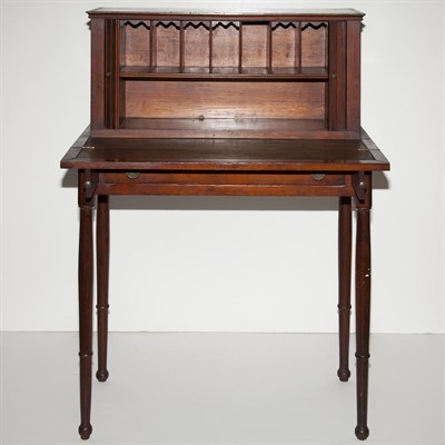 Lot 301 - Federal Mahogany Tambour Lady's Writing Desk...