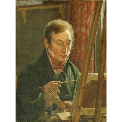Lot 125 - Danish School 19th Century Portrait of an...