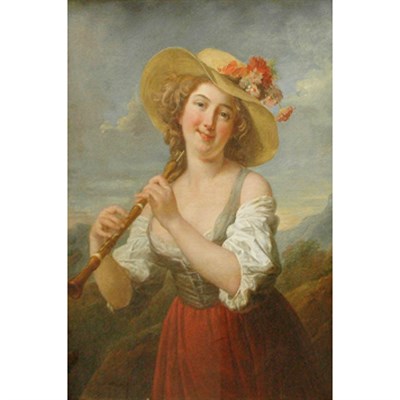 Lot 38 - Attributed to Jean-Francois Gilles-Colson Girl...