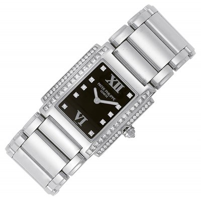 Lot 279 - White Gold and Diamond 'Twenty-Four' Wristwatch, Patek Philippe