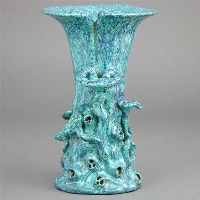 Lot 279 - Chinese Robin's-Egg Blue Glazed Porcelain Vase...