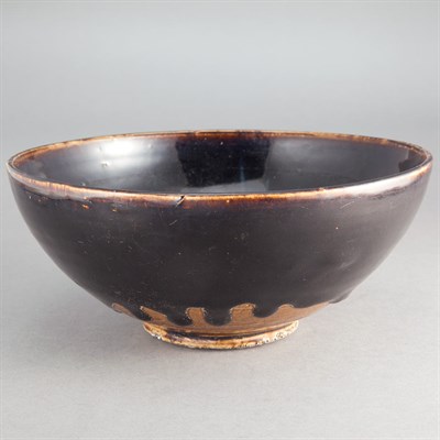 Lot 277 - Chinese Brown Glazed Stoneware Bowl Song or...