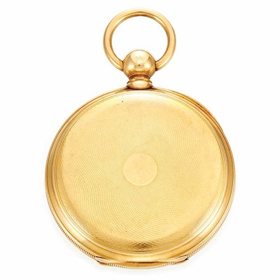 Lot 196 - Gold Open Face Pocket Watch