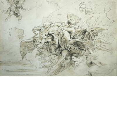 Lot 92 - Manner of Domenico Tiepolo God the Father...