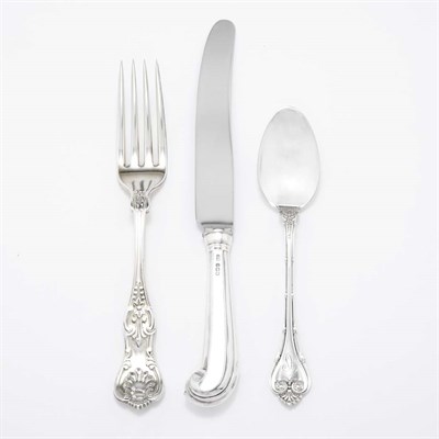 Lot 308 - Group of Sterling Silver Flatware Articles...
