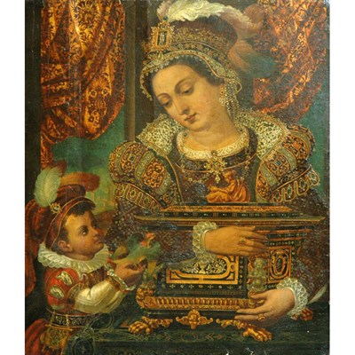 Lot 3 - Hispano-Flemish School Undetermined period A...