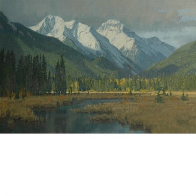 Lot 109 - Wayne E. Wolfe American, b. 1944 Mountainous...